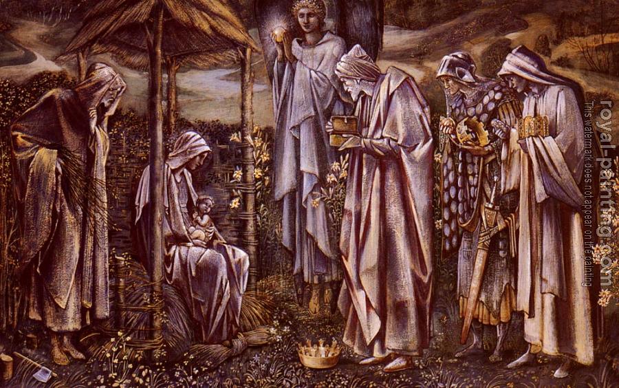 Sir Edward Coley Burne-Jones : The Star Of Bethlehem II